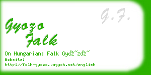 gyozo falk business card